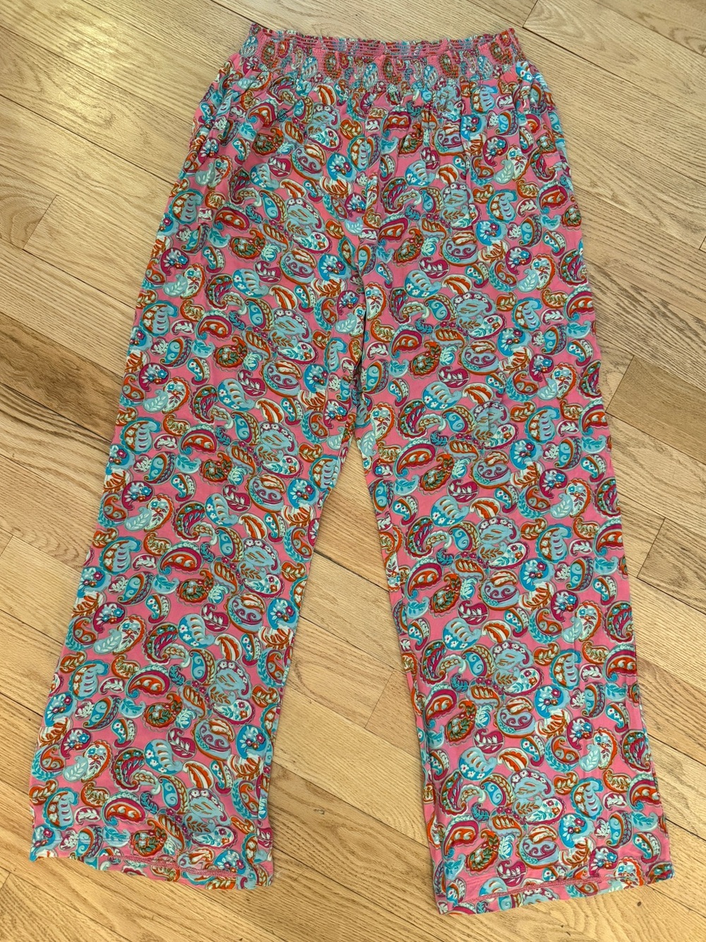 twiggy LONDON Pink Paisley Print Pants Bottoms 1X